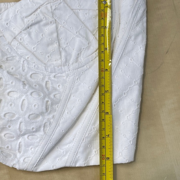 White Fox Boutique Women’s Corset Top White Size Medium M Basic Neural Chic - Picture 5 of 9